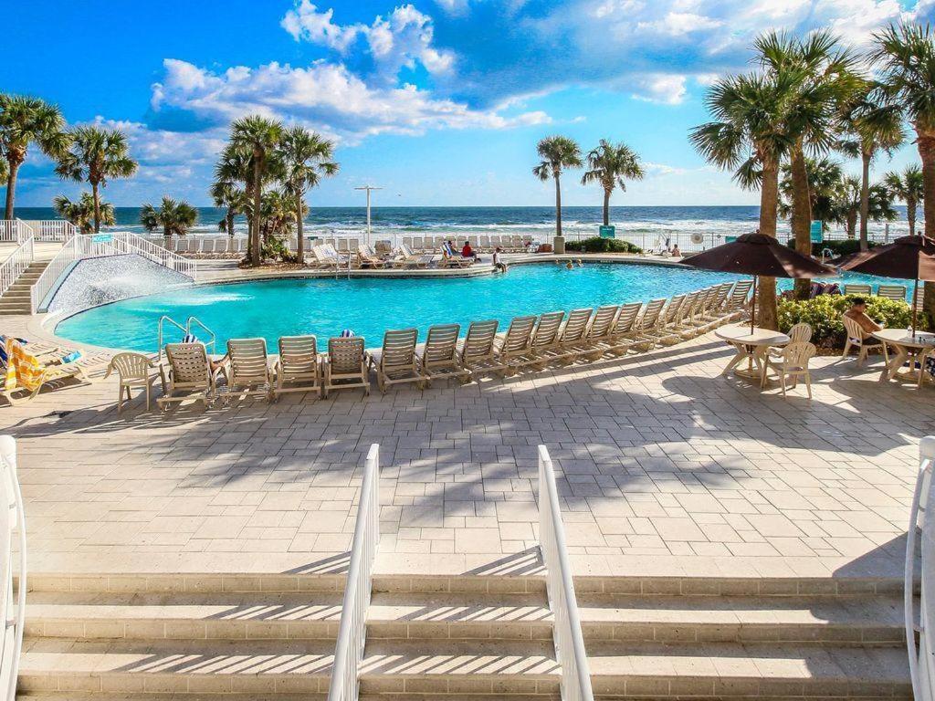 1 Bedroom Direct Oceanfront Condo Wyndham Ocean Walk Resort - Daytona Funland 703 代托纳海滩 外观 照片